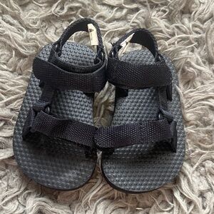 GAP Kids Black Strap Sandals